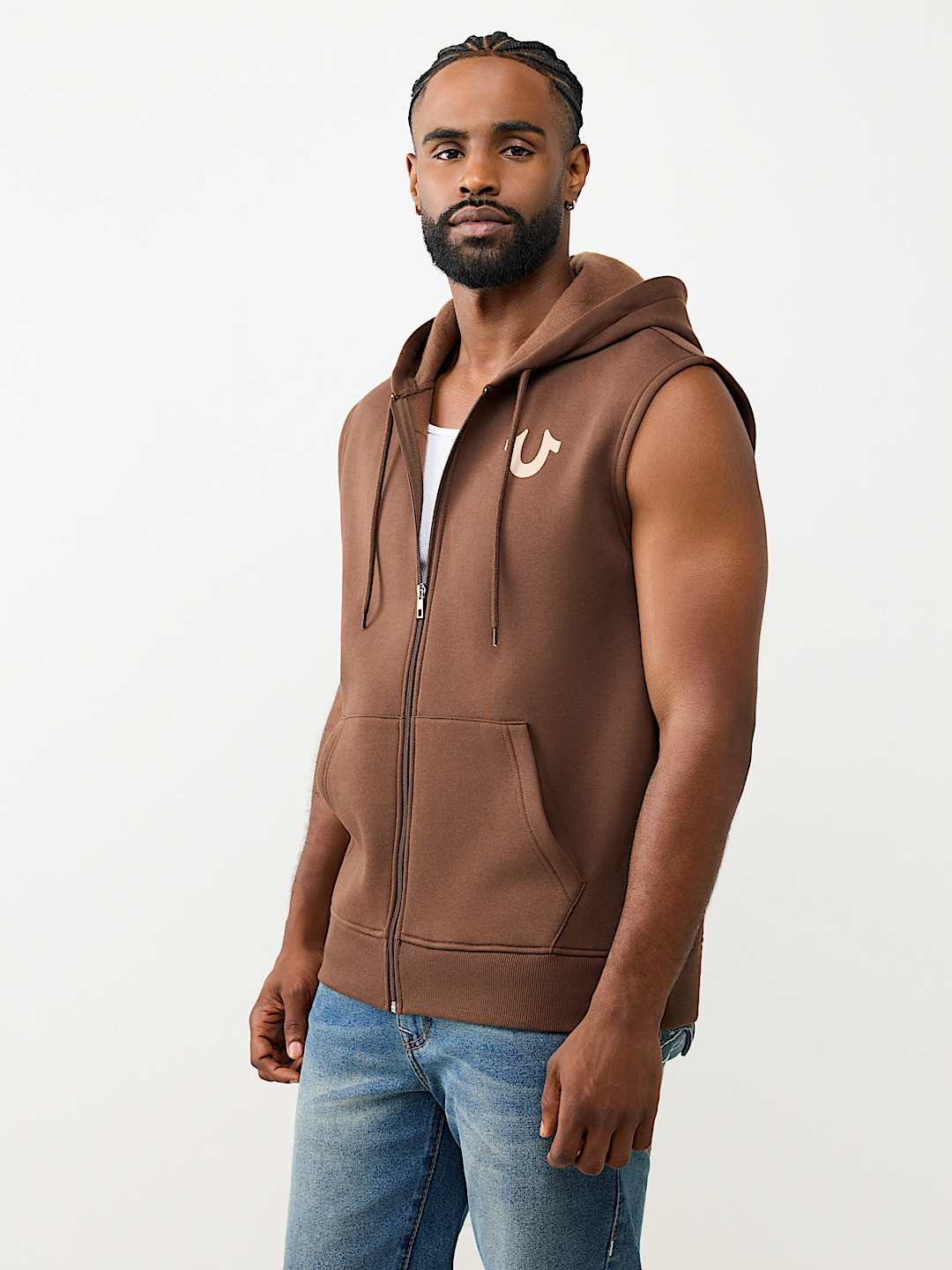 HORSESHOE MUSCLE ZIP HOODIE
