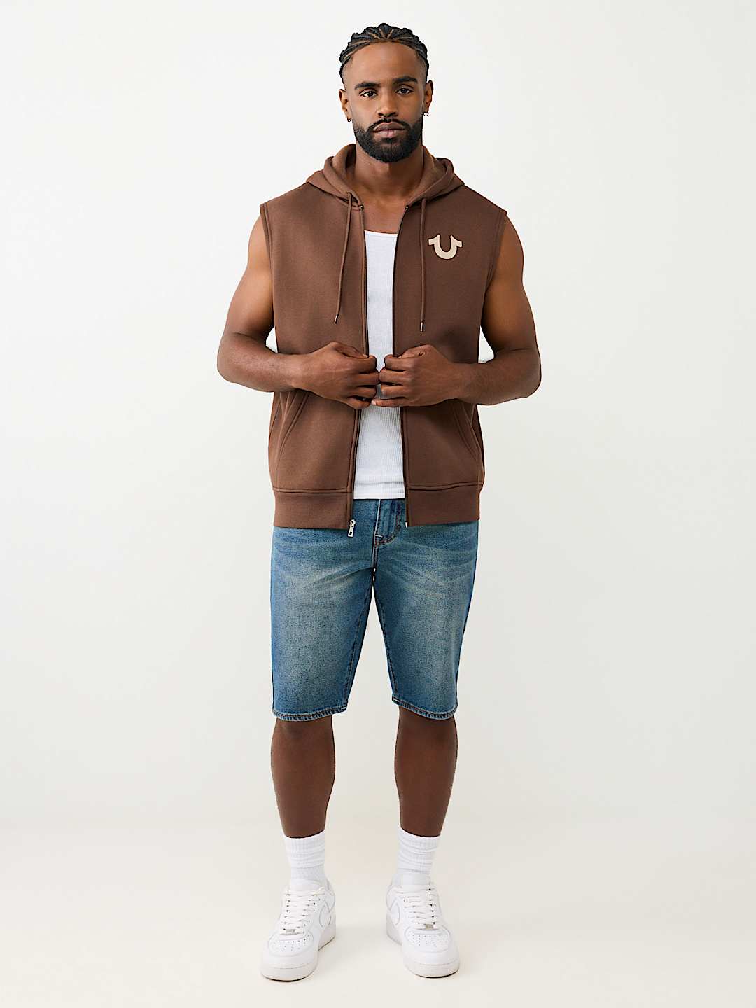 HORSESHOE MUSCLE ZIP HOODIE
