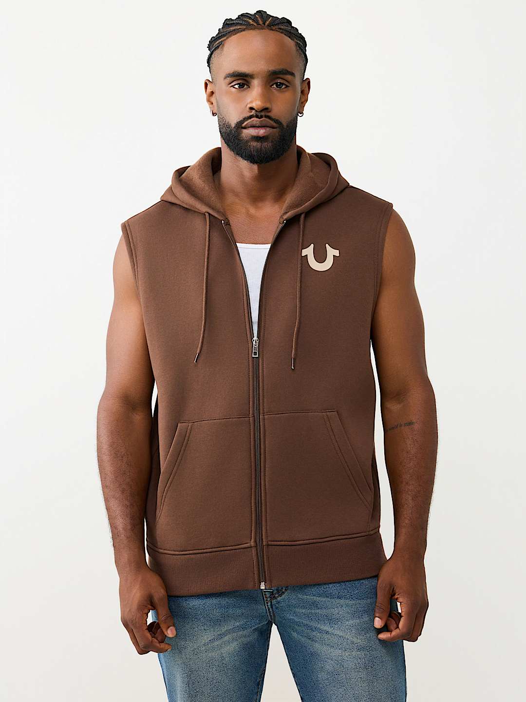 HORSESHOE MUSCLE ZIP HOODIE