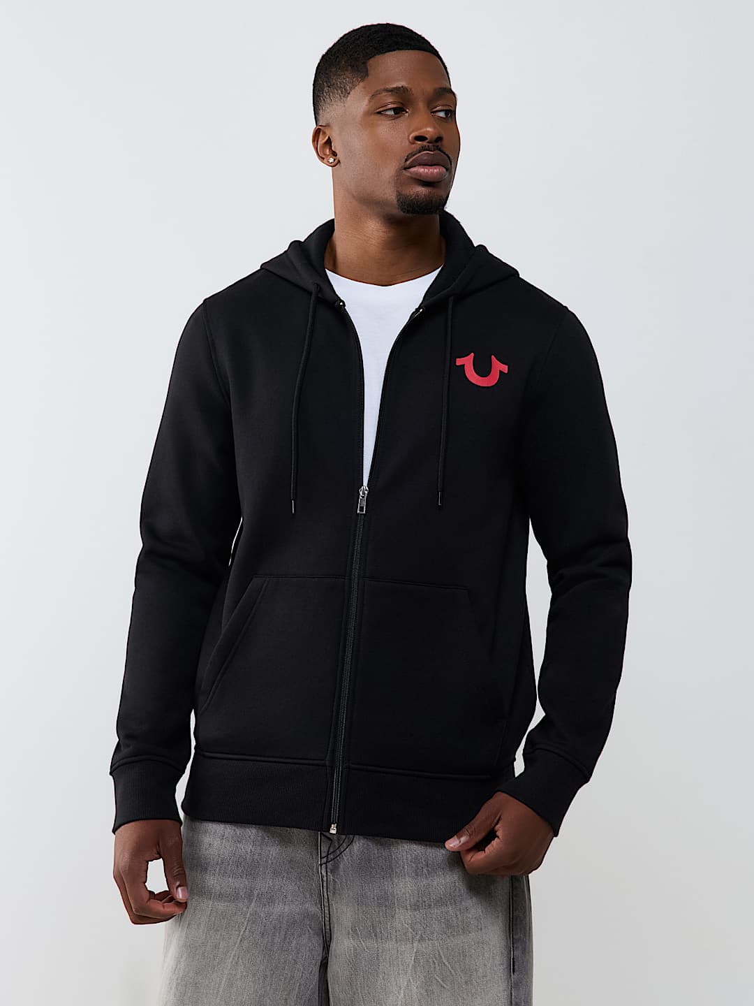 TRUE HORSESHOE ZIP HOODIE