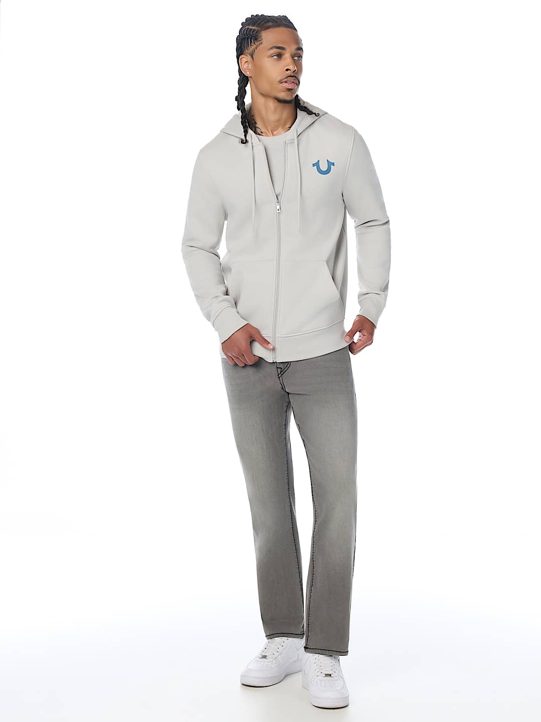 TRUE HORSESHOE ZIP HOODIE
