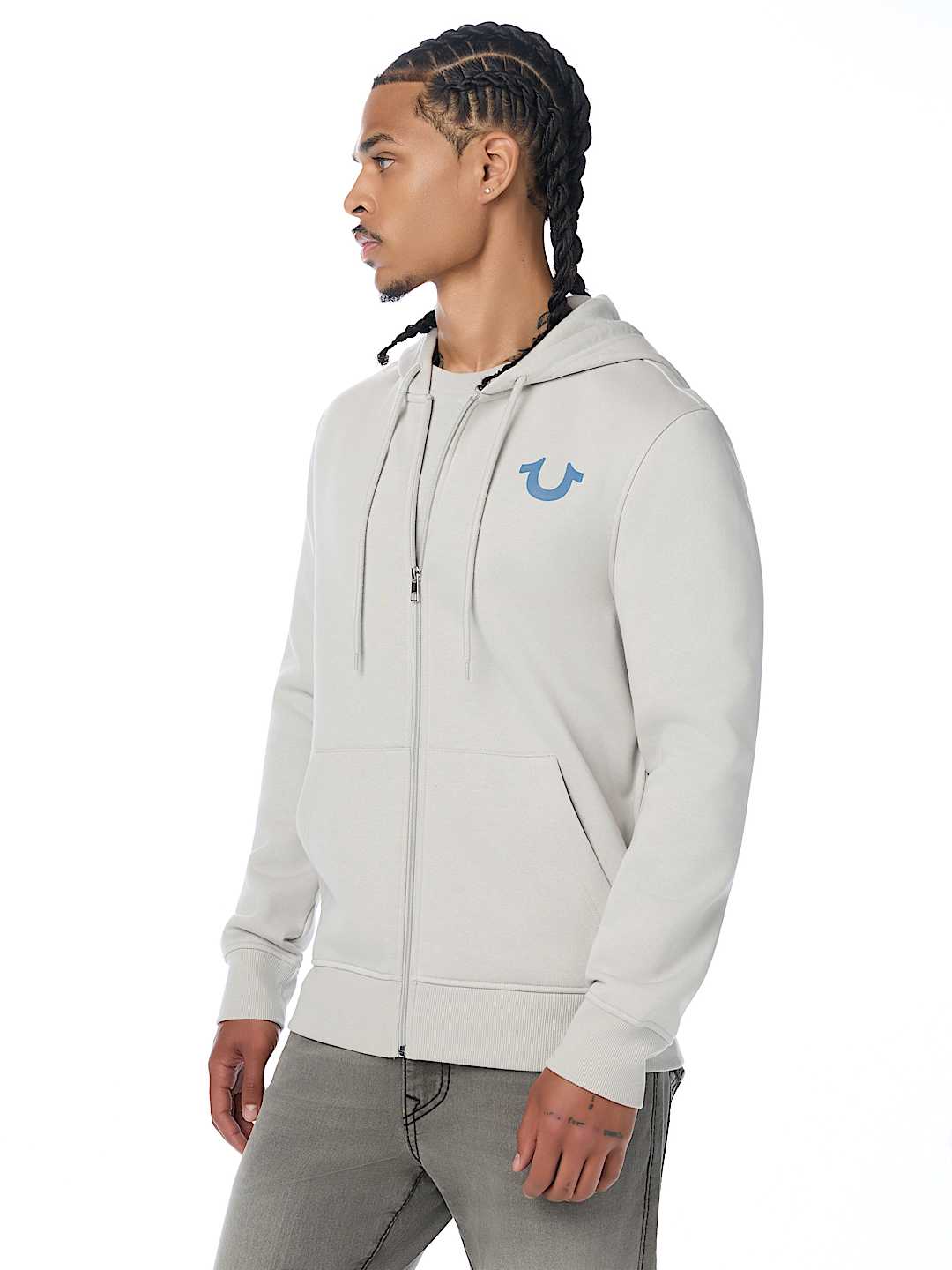 TRUE HORSESHOE ZIP HOODIE