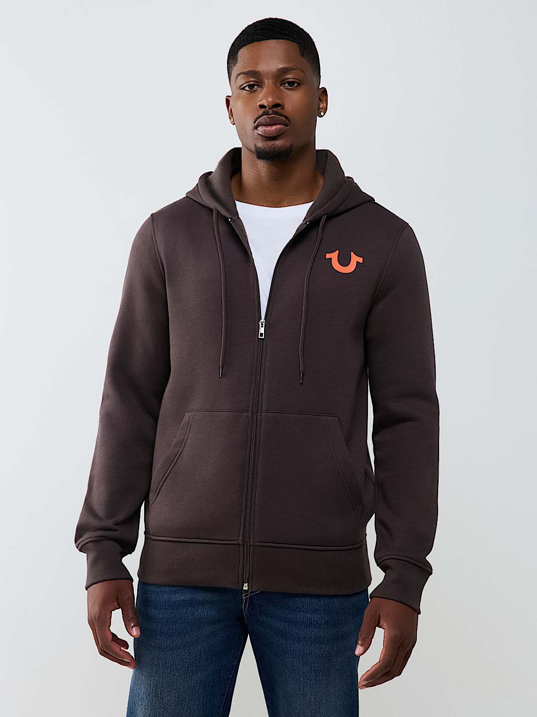 TRUE HORSESHOE ZIP HOODIE