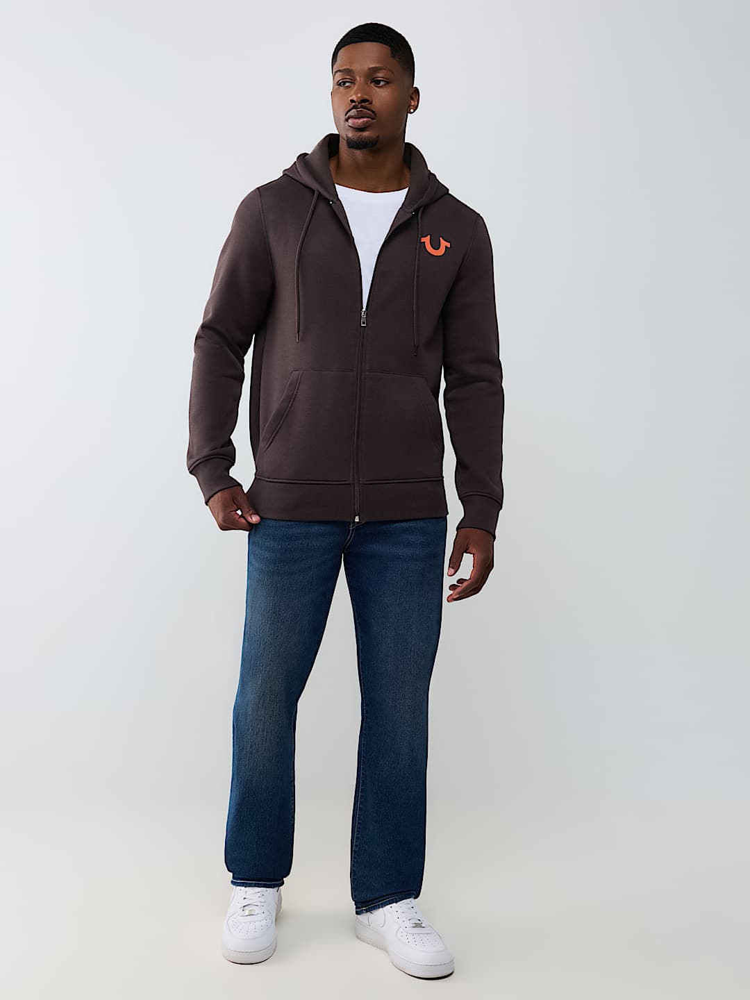 TRUE HORSESHOE ZIP HOODIE