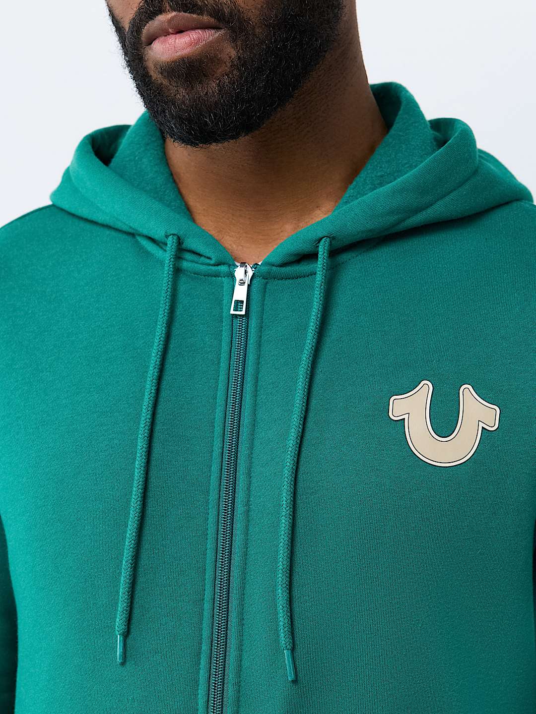 MARQUEE HORSESHOE ZIP HOODIE