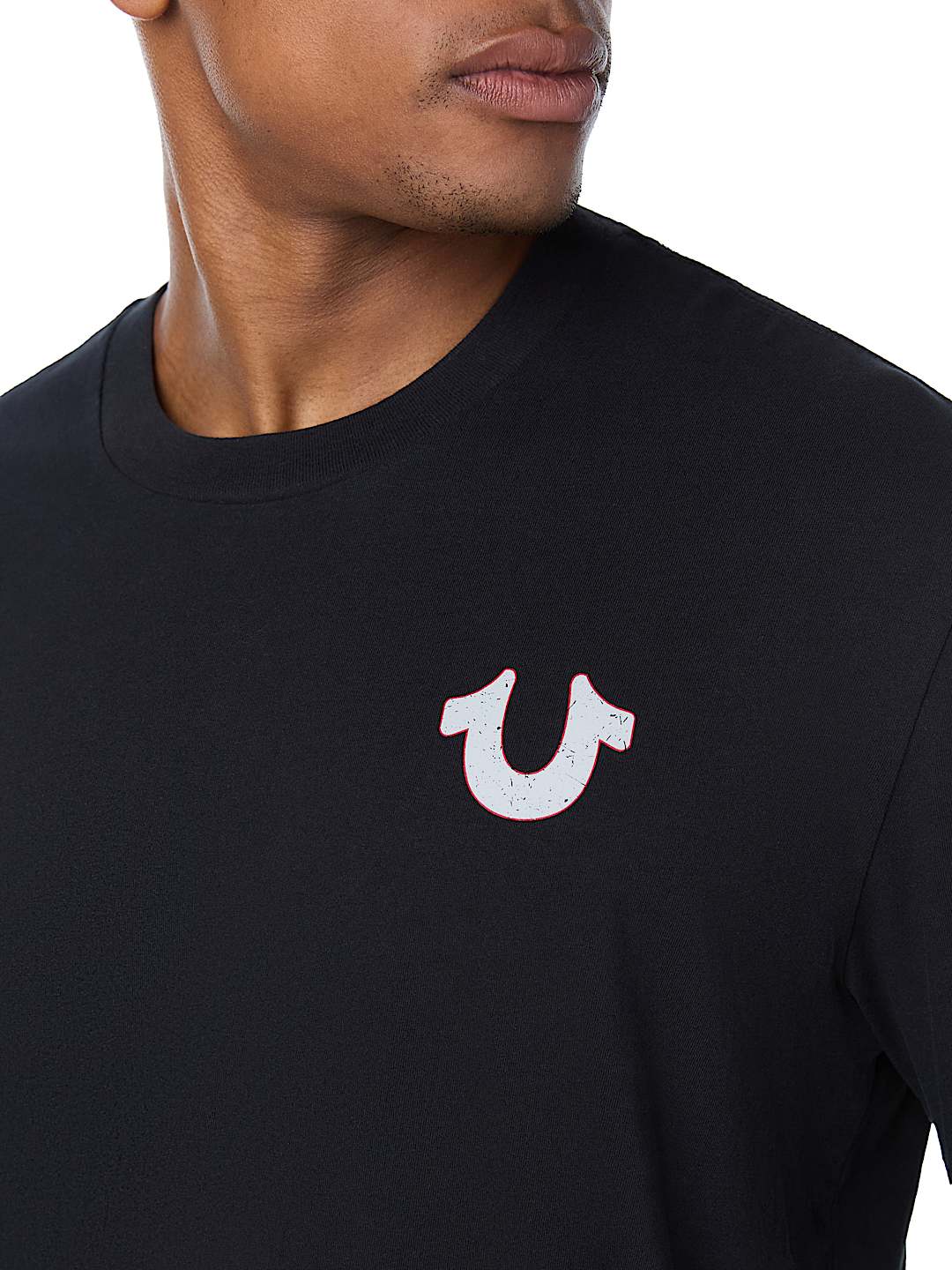 DISTRESSED HORSESHOE TEE