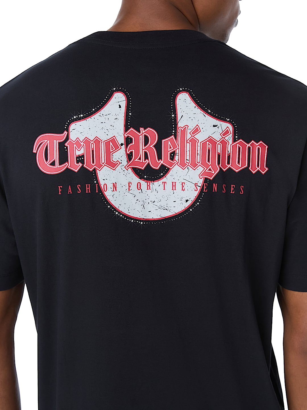 DISTRESSED HORSESHOE TEE