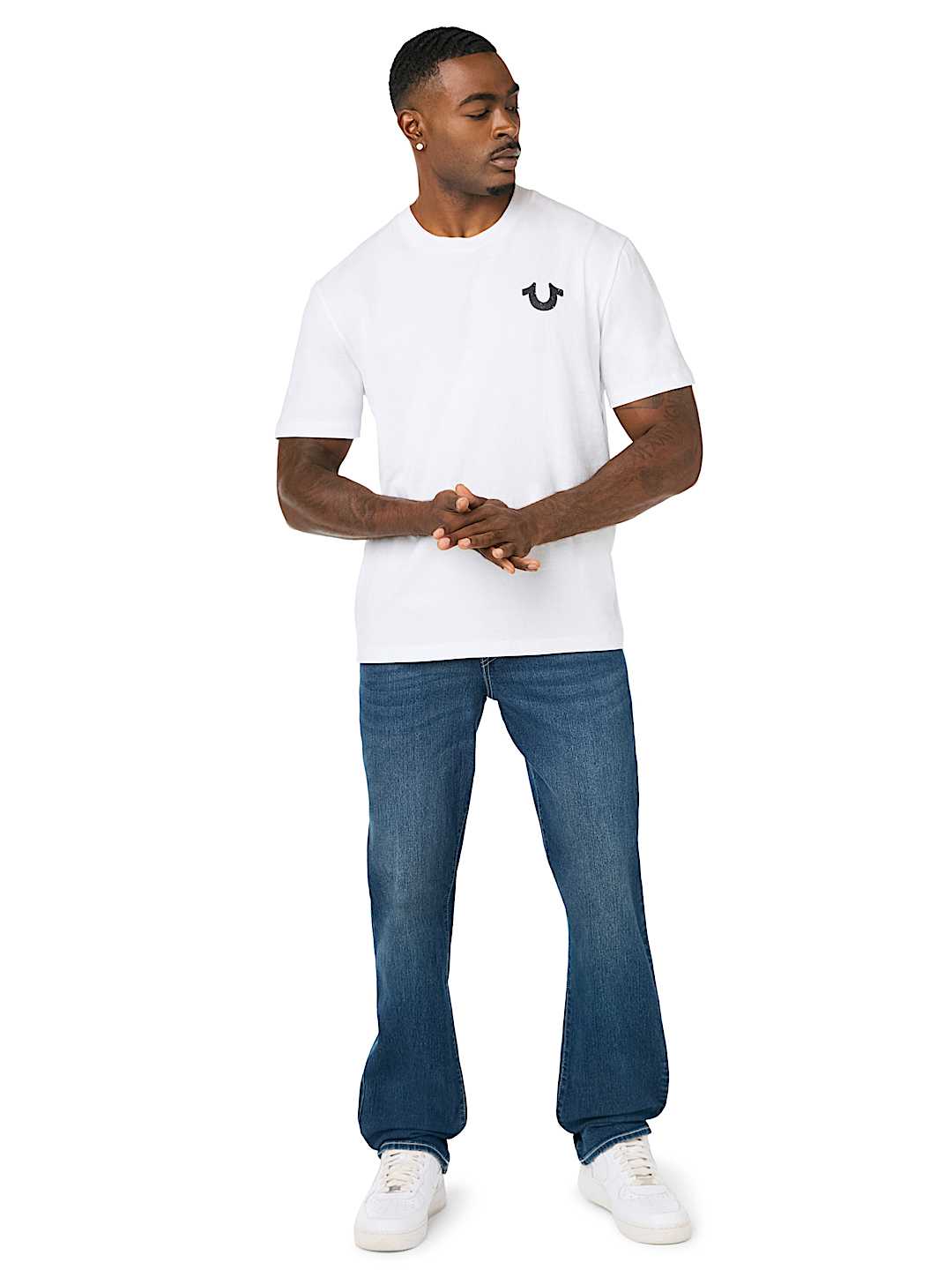 DISTRESSED HORSESHOE TEE