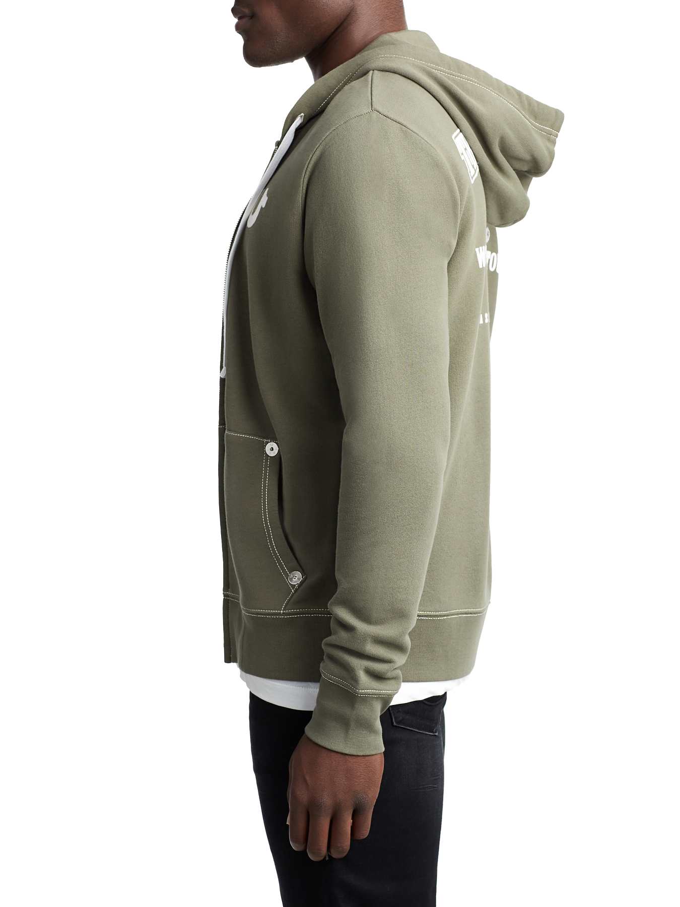 BUDDHA ZIP HOODIE, image 3