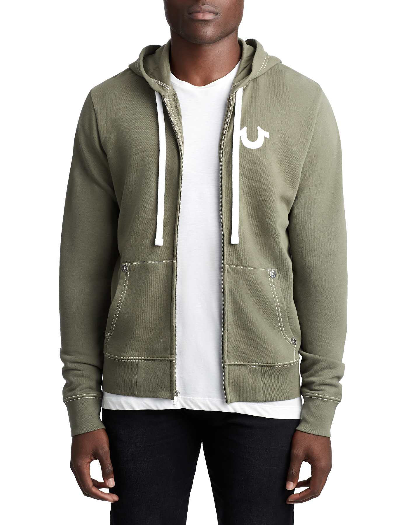 BUDDHA ZIP HOODIE, image 1