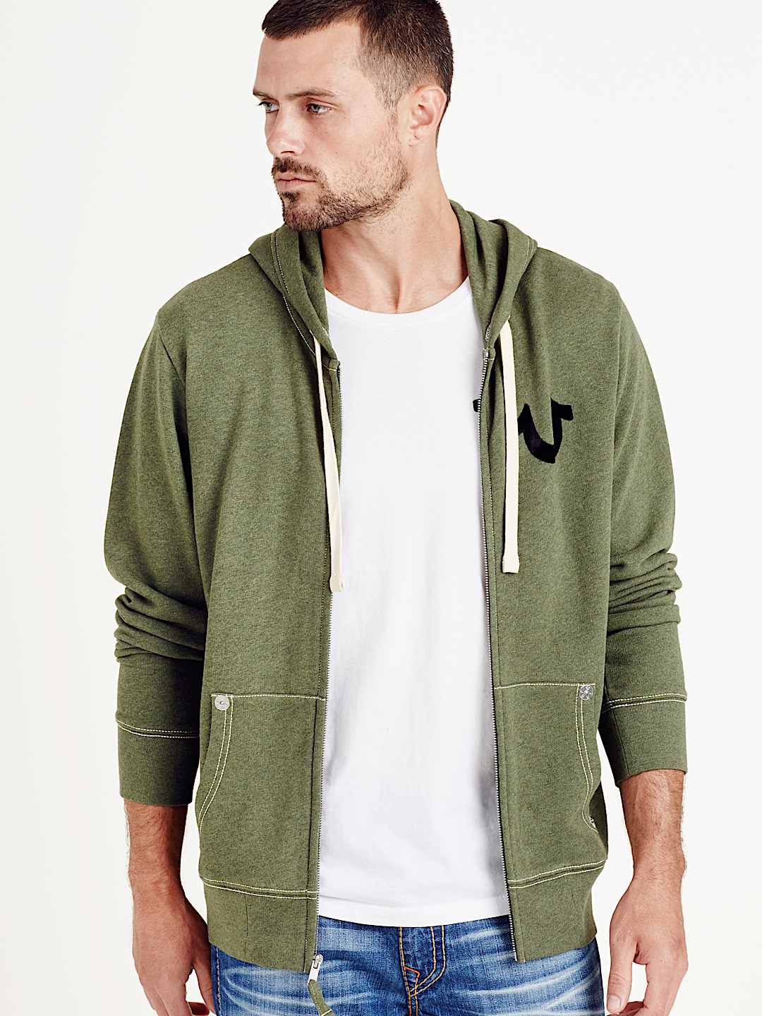 BUDDHA ZIP HOODIE, image 2