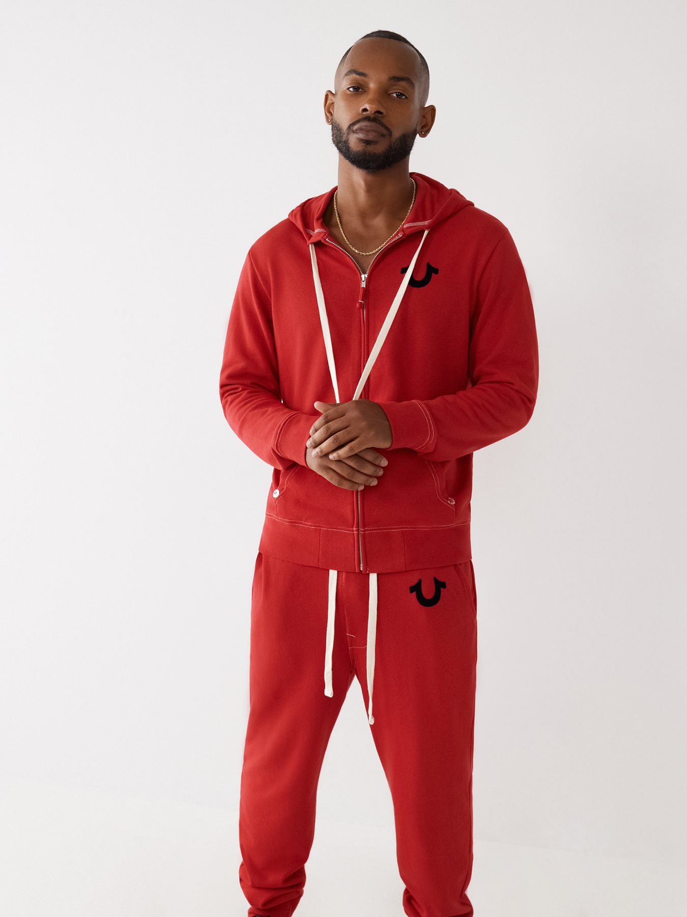 True religion store ruby red hoodie