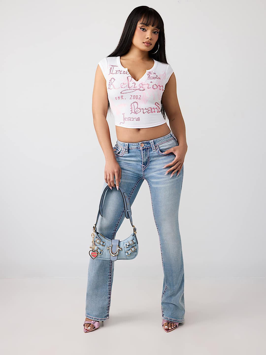 DOUBLE HEART LOGO KEY CHAIN, image 3