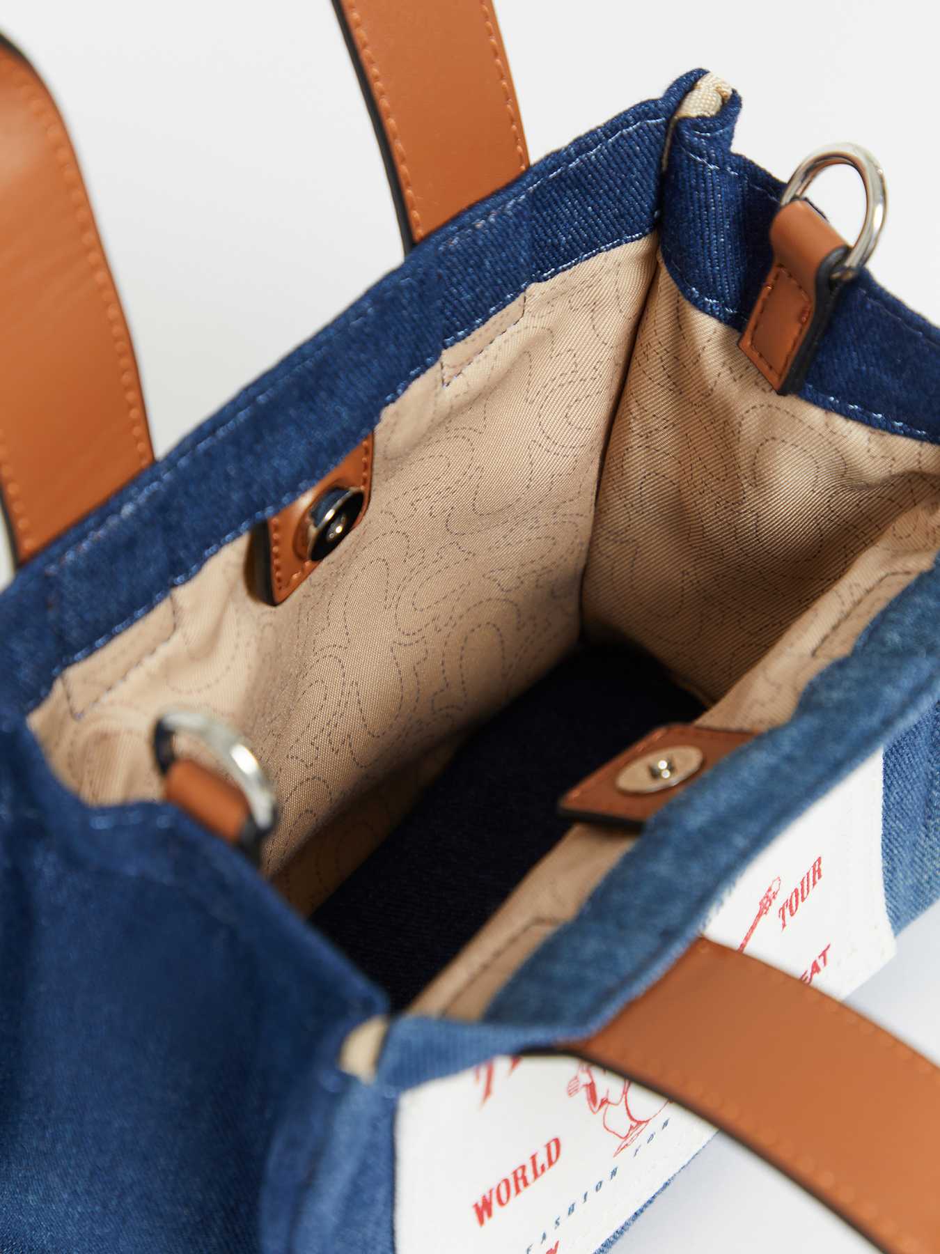 MINI DENIM TOTE BAG