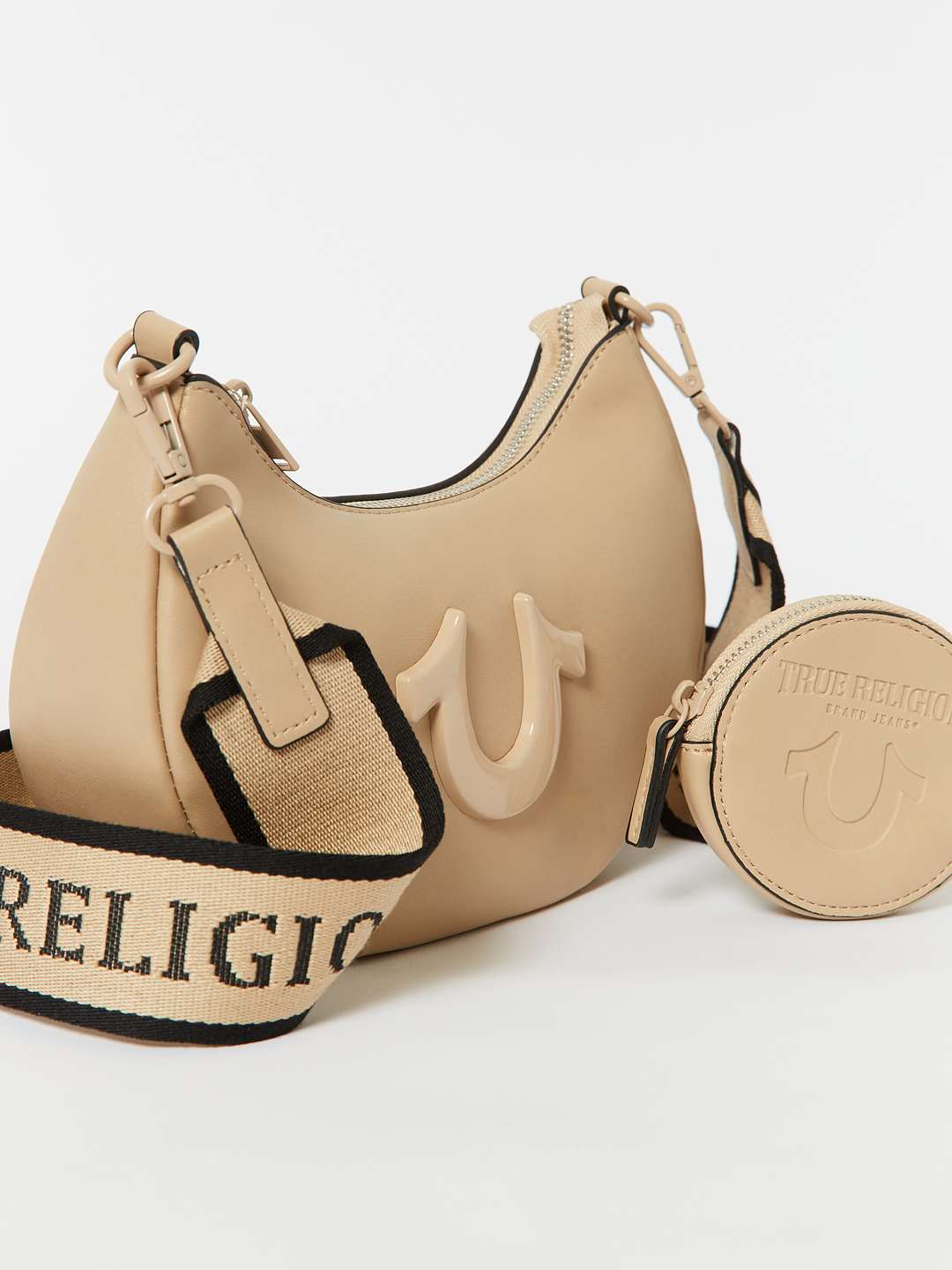 LOGO STRAP HOBO BAG, image 3