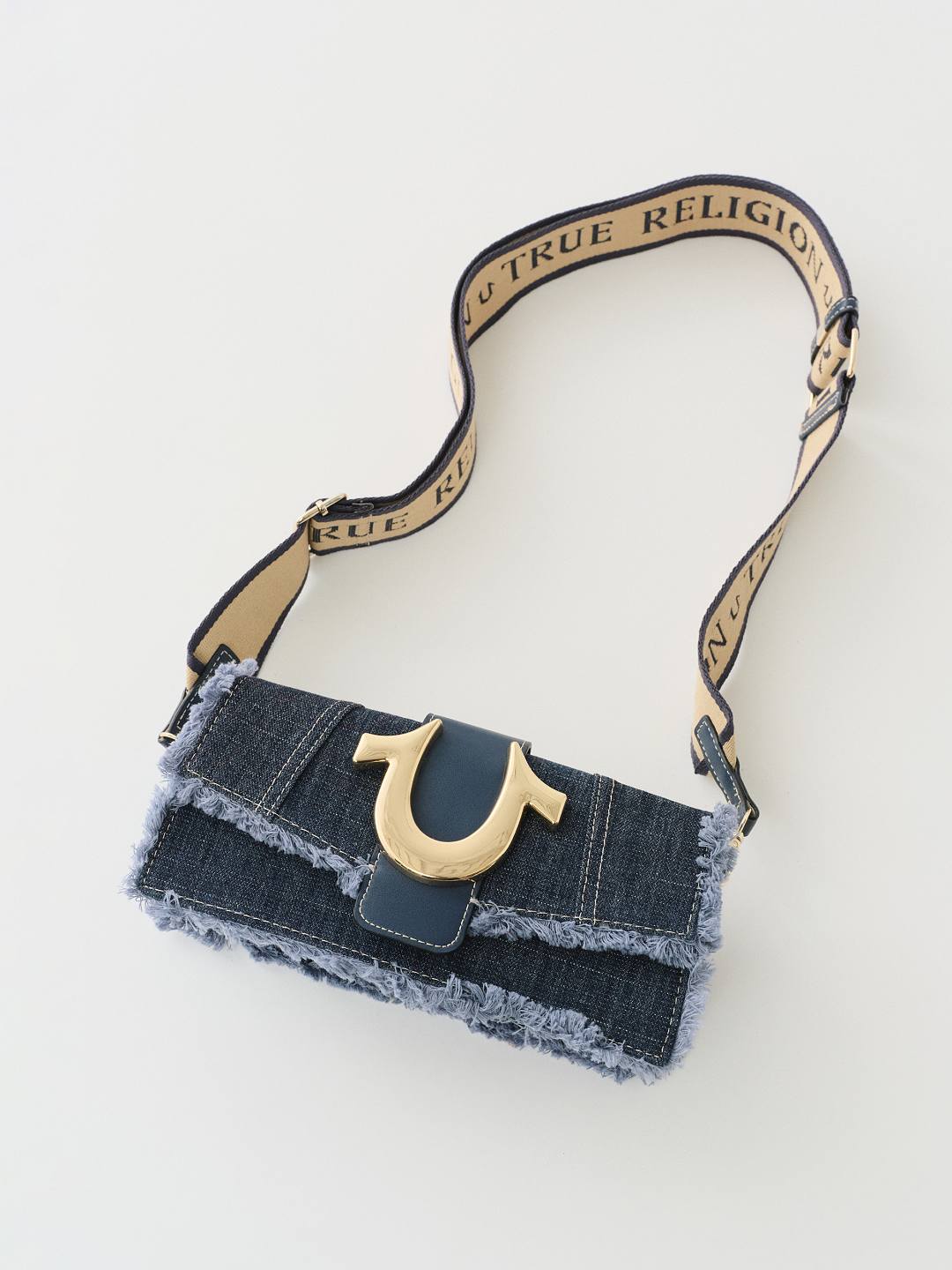 FRAYED DENIM SHOULDER BAG, image 3