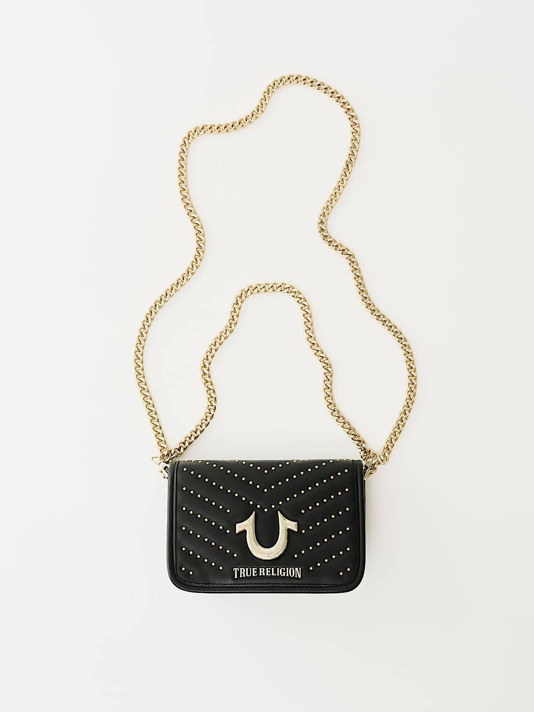 HORSESHOE STUDDED HANDBAG, image 3