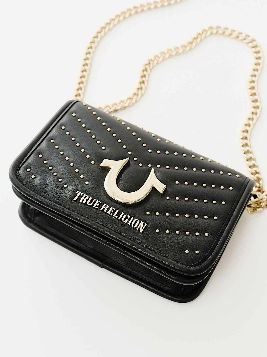 HORSESHOE STUDDED HANDBAG, image 6