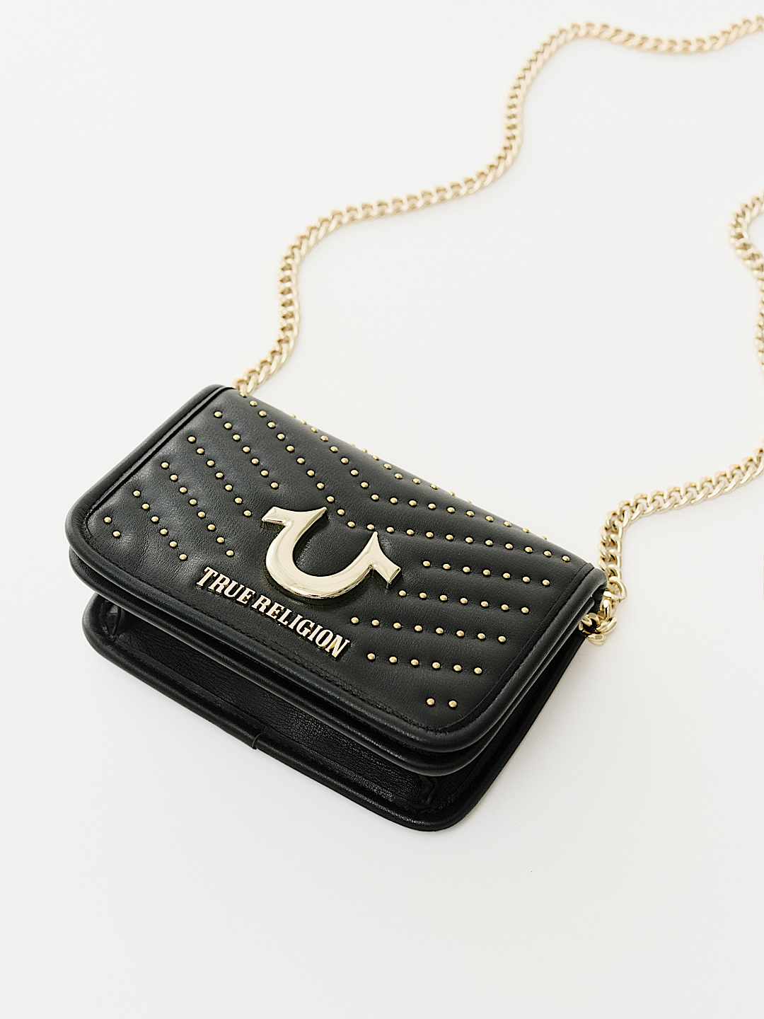 HORSESHOE STUDDED HANDBAG, image 7