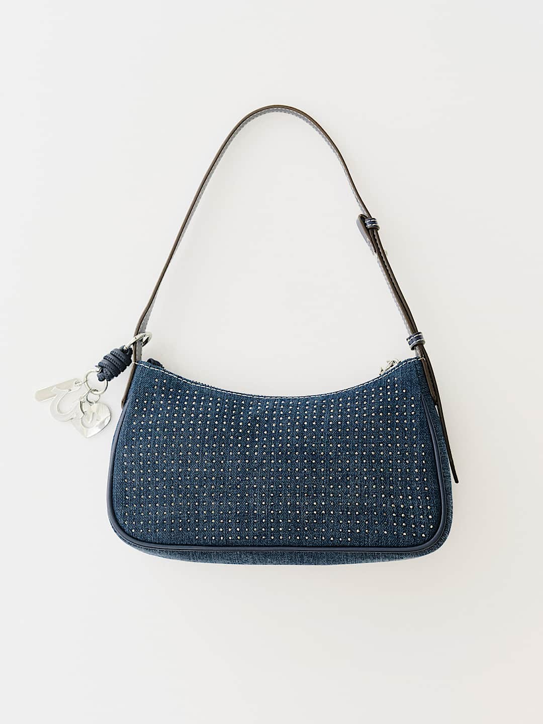 DENIM CRYSTAL SHOULDER BAG, image 3
