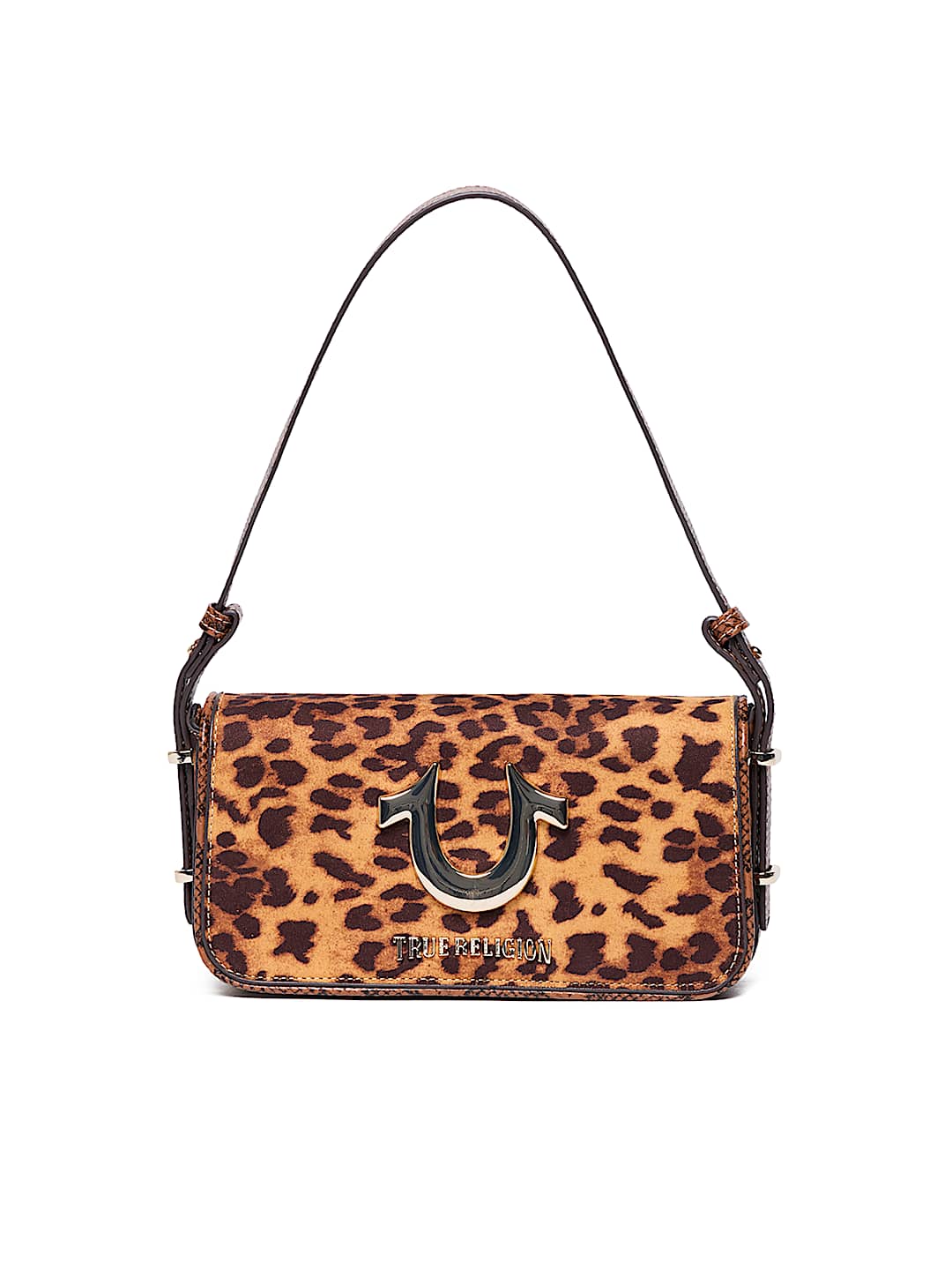 MULTI PRINT HORSESHOE FLAP BAG