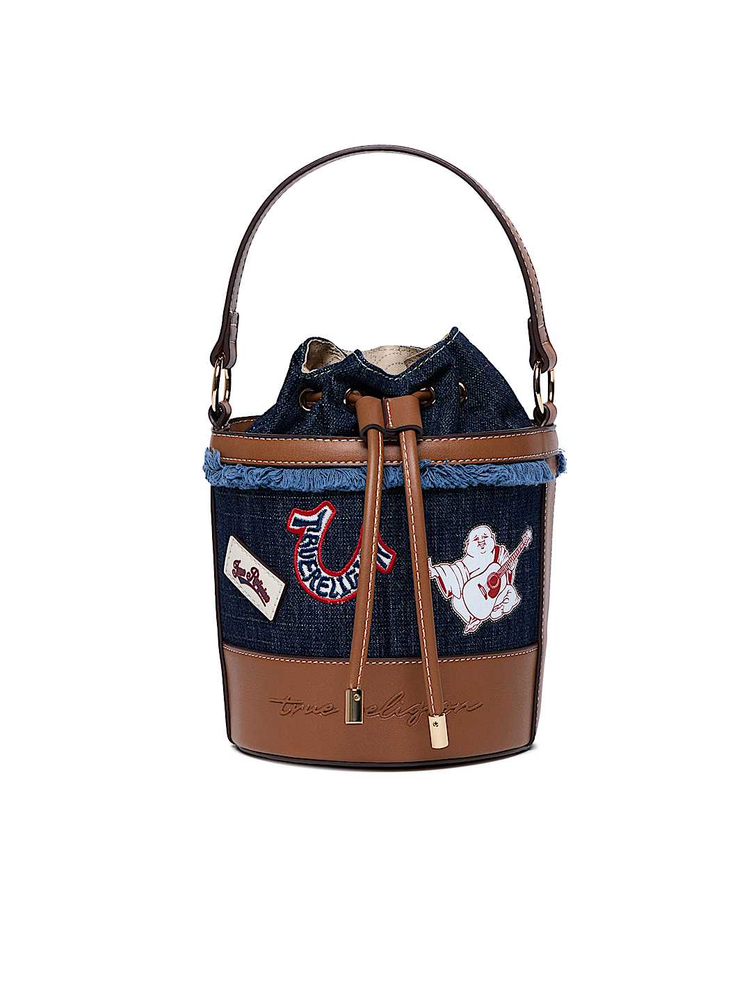 HORSESHOE BUDDHA BUCKET BAG