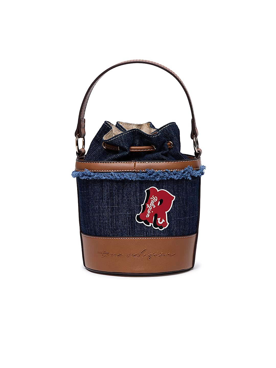 HORSESHOE BUDDHA BUCKET BAG