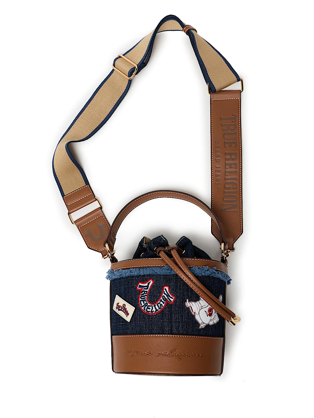 HORSESHOE BUDDHA BUCKET BAG