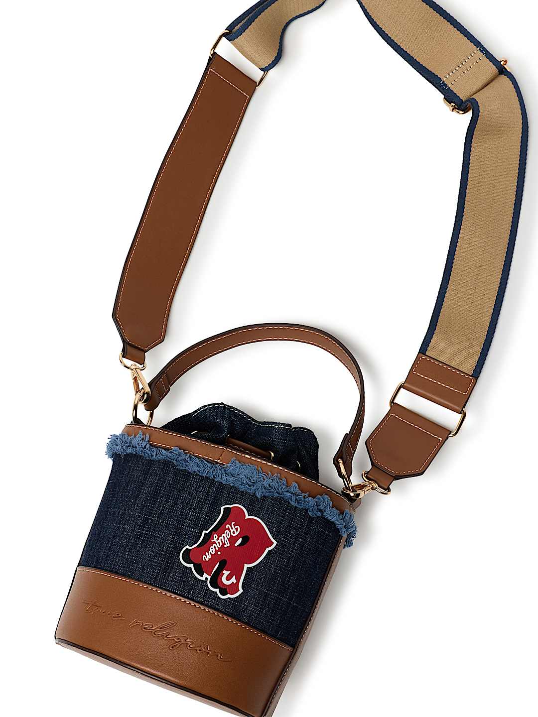 HORSESHOE BUDDHA BUCKET BAG