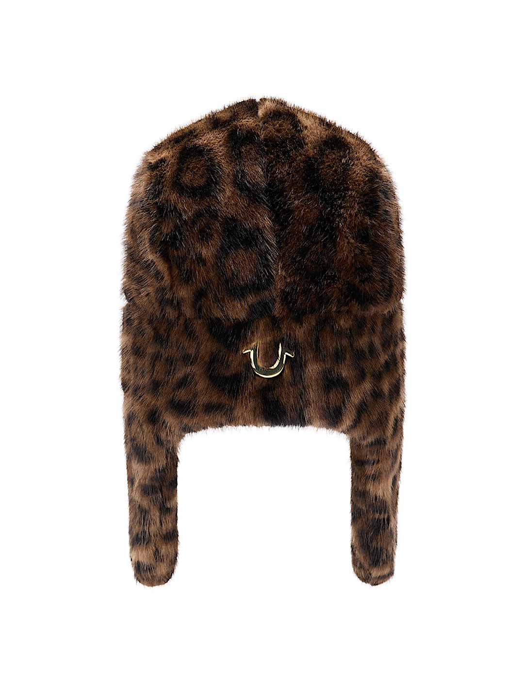 LEOPARD FAUX FUR TRAPPER