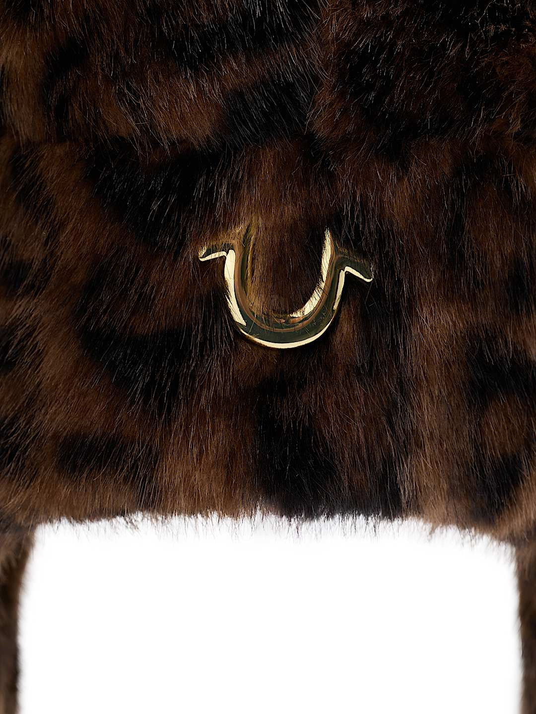 LEOPARD FAUX FUR TRAPPER