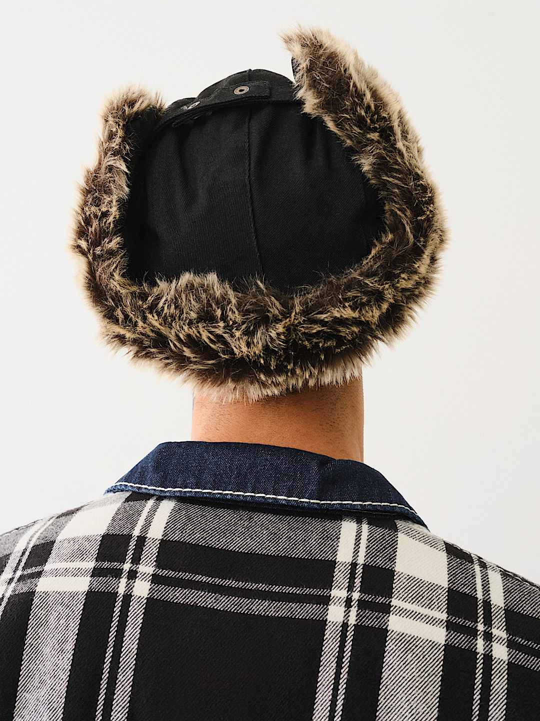 True Religion Trapper Fur Hat offers (S/M)