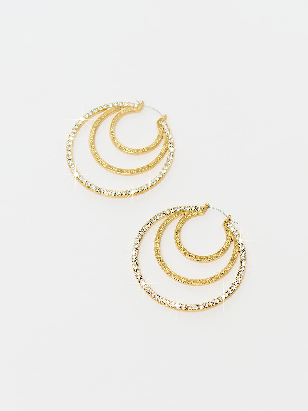 CRYSTAL HOOP EARRINGS, image 3