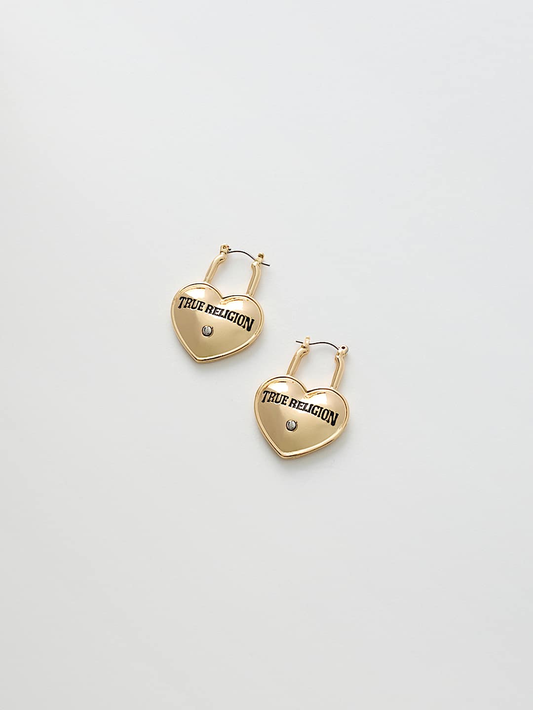 LOGO HEARTLOCK EARRINGS, image 4