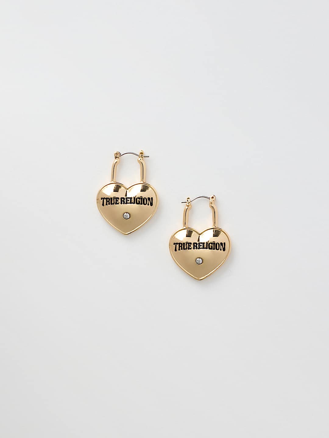 LOGO HEARTLOCK EARRINGS, image 1