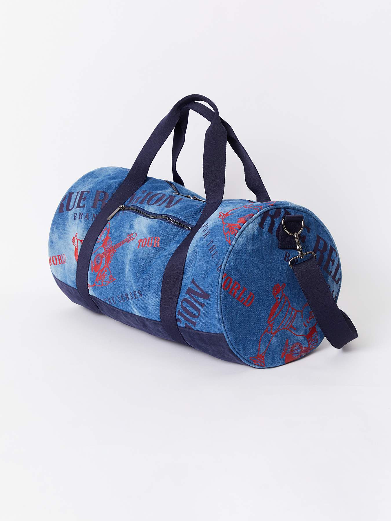 DENIM DUFFEL BAG
