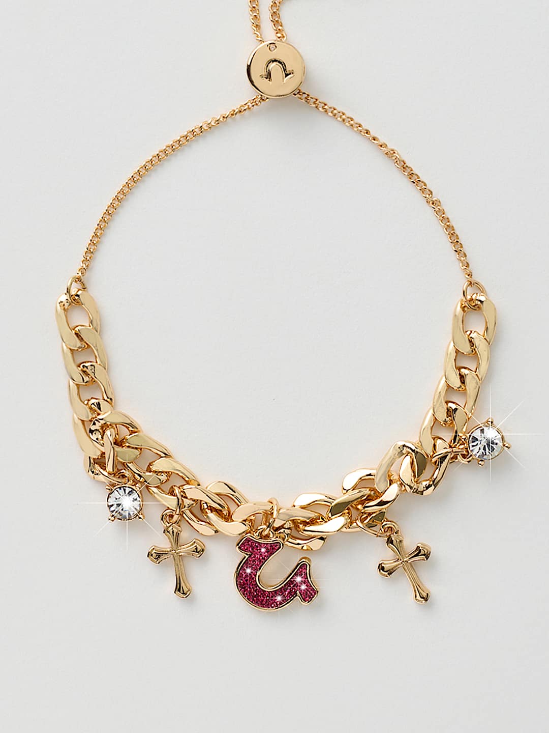 HORSESHOE HANGING CHARM BRACELET, image 2