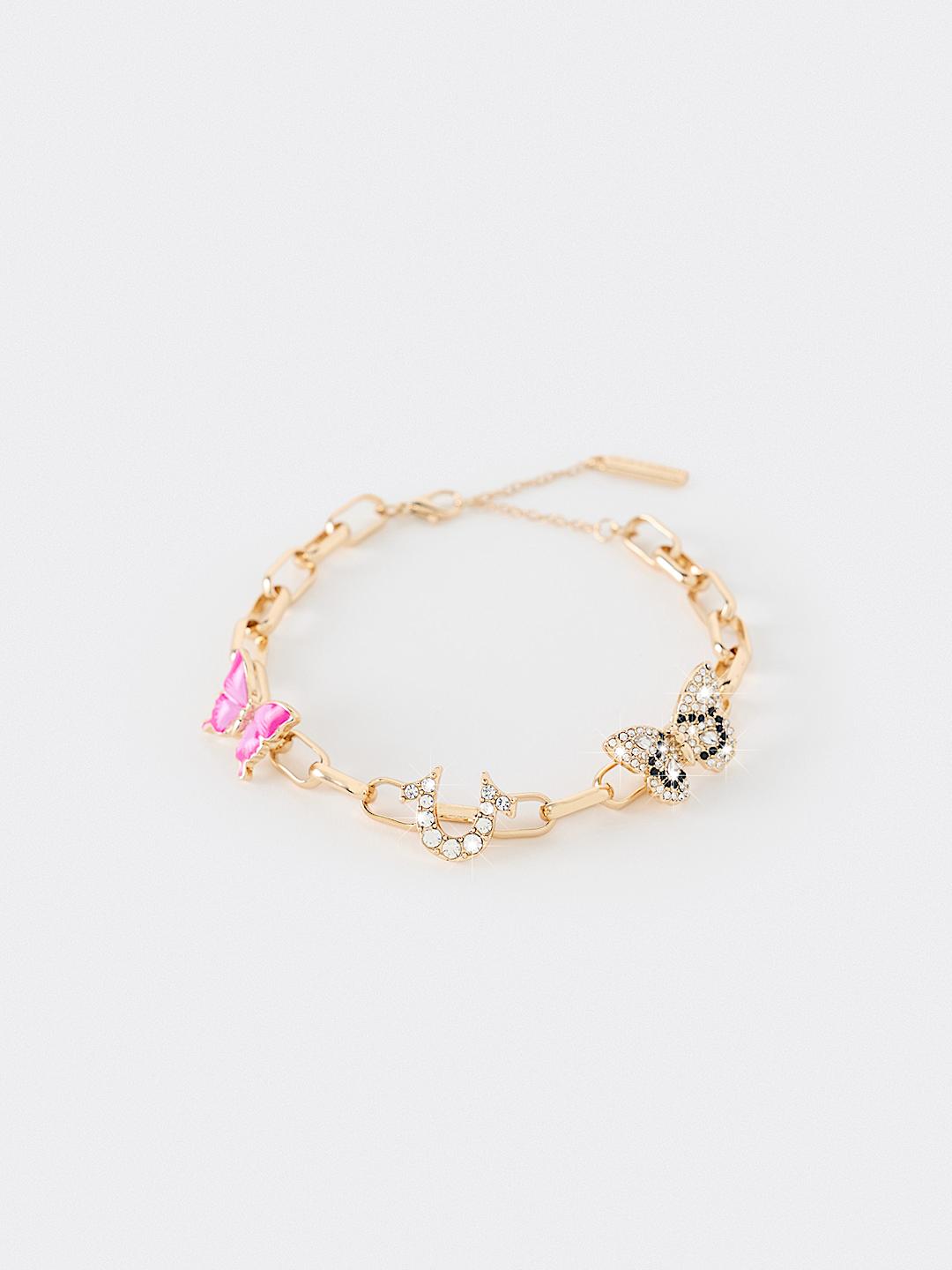 BUTTERFLY HORSESHOE TOGGLE BRACELET