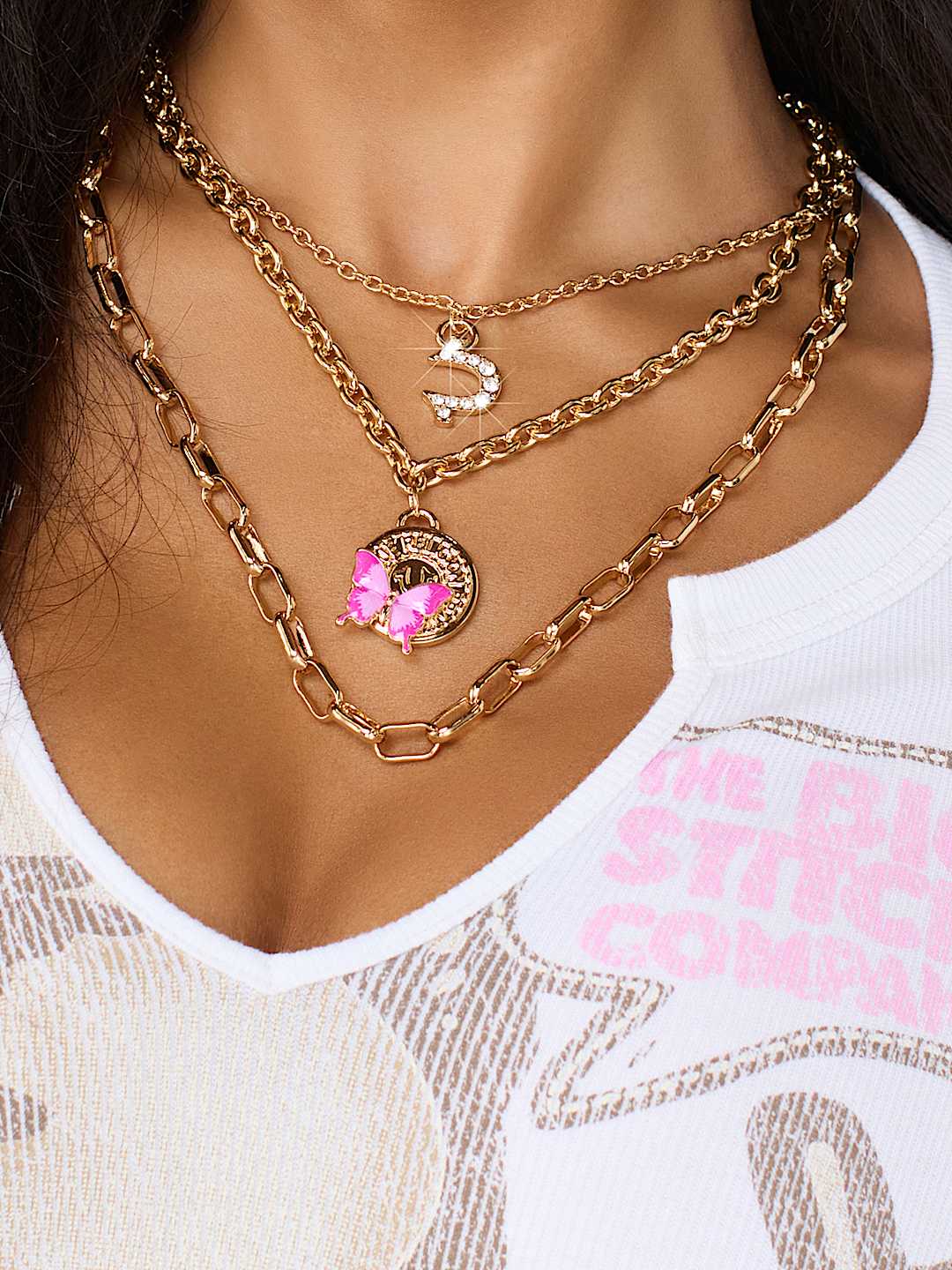 BUTTERFLY NECKLACE SET