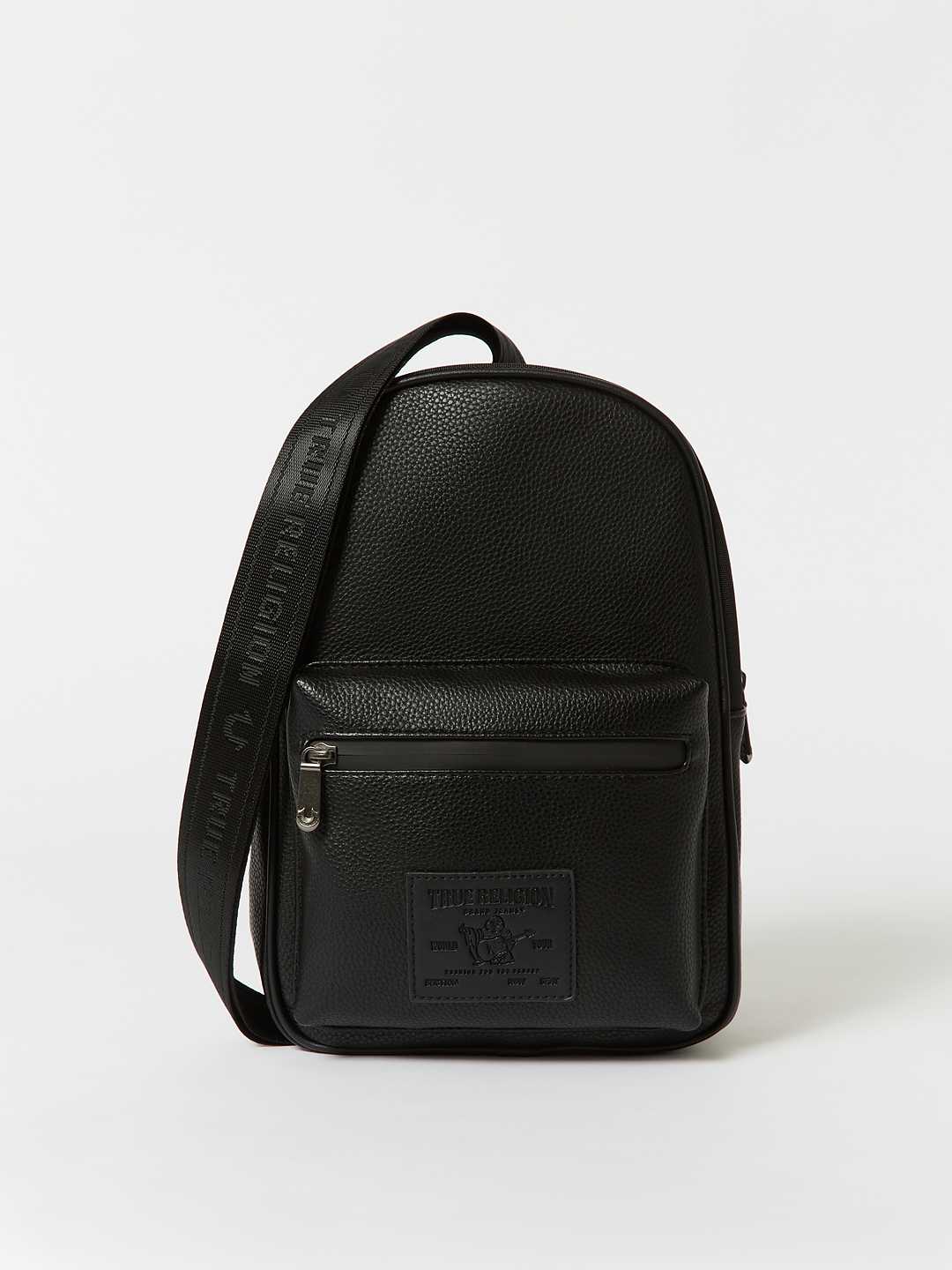 True religion deals leather backpack