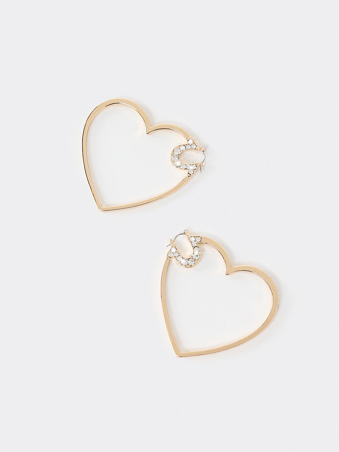 HORSESHOE HEART EARRING