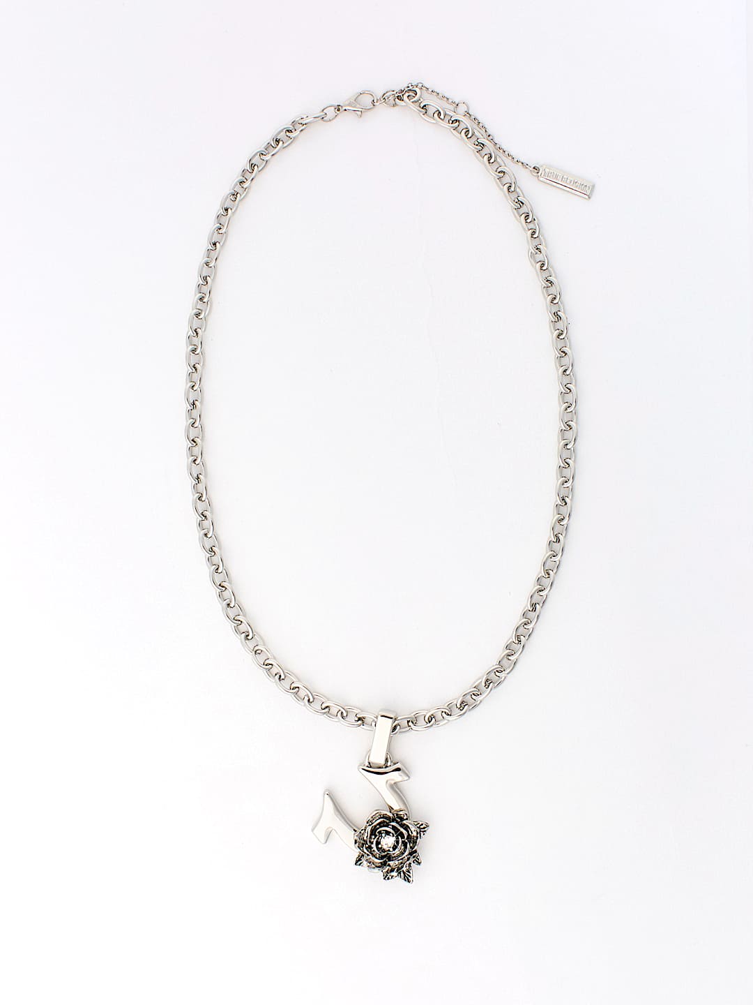 HORSESHOE ROSE NECKLACE