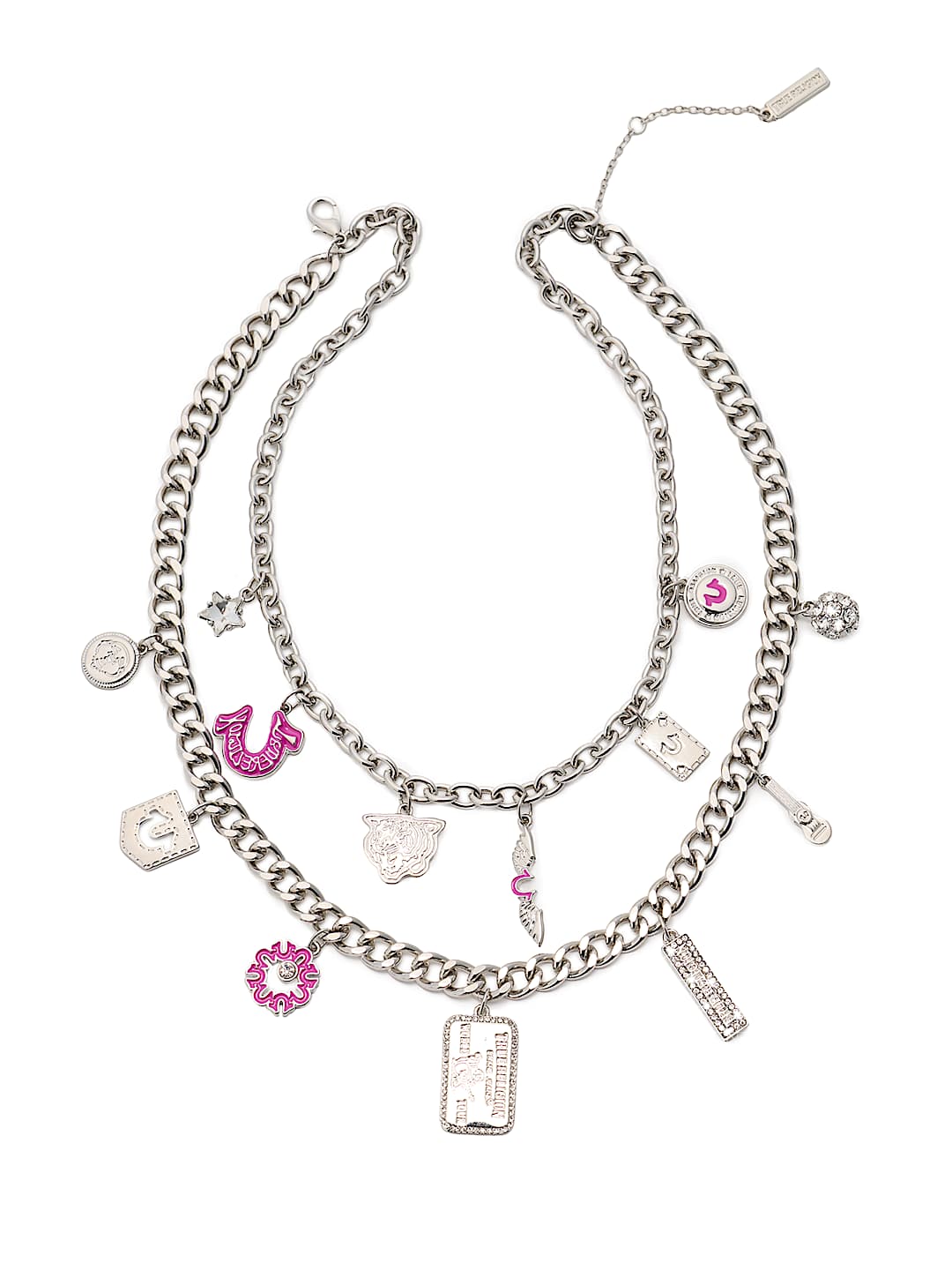 HORSESHOE CHARM LAYERED NECKLACE