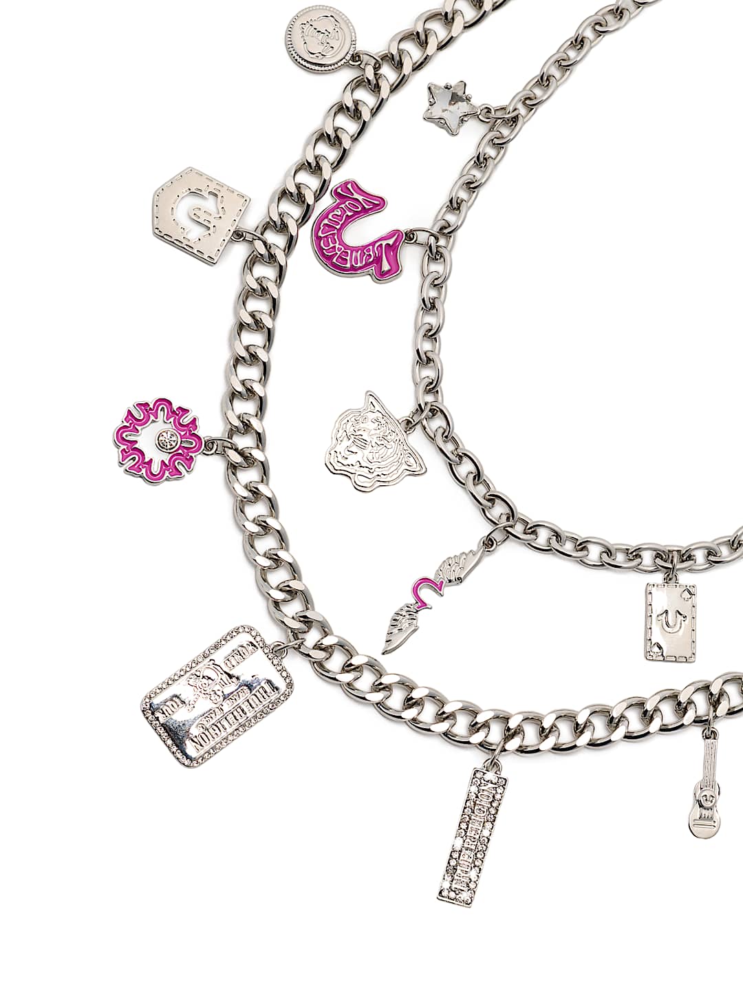 HORSESHOE CHARM LAYERED NECKLACE