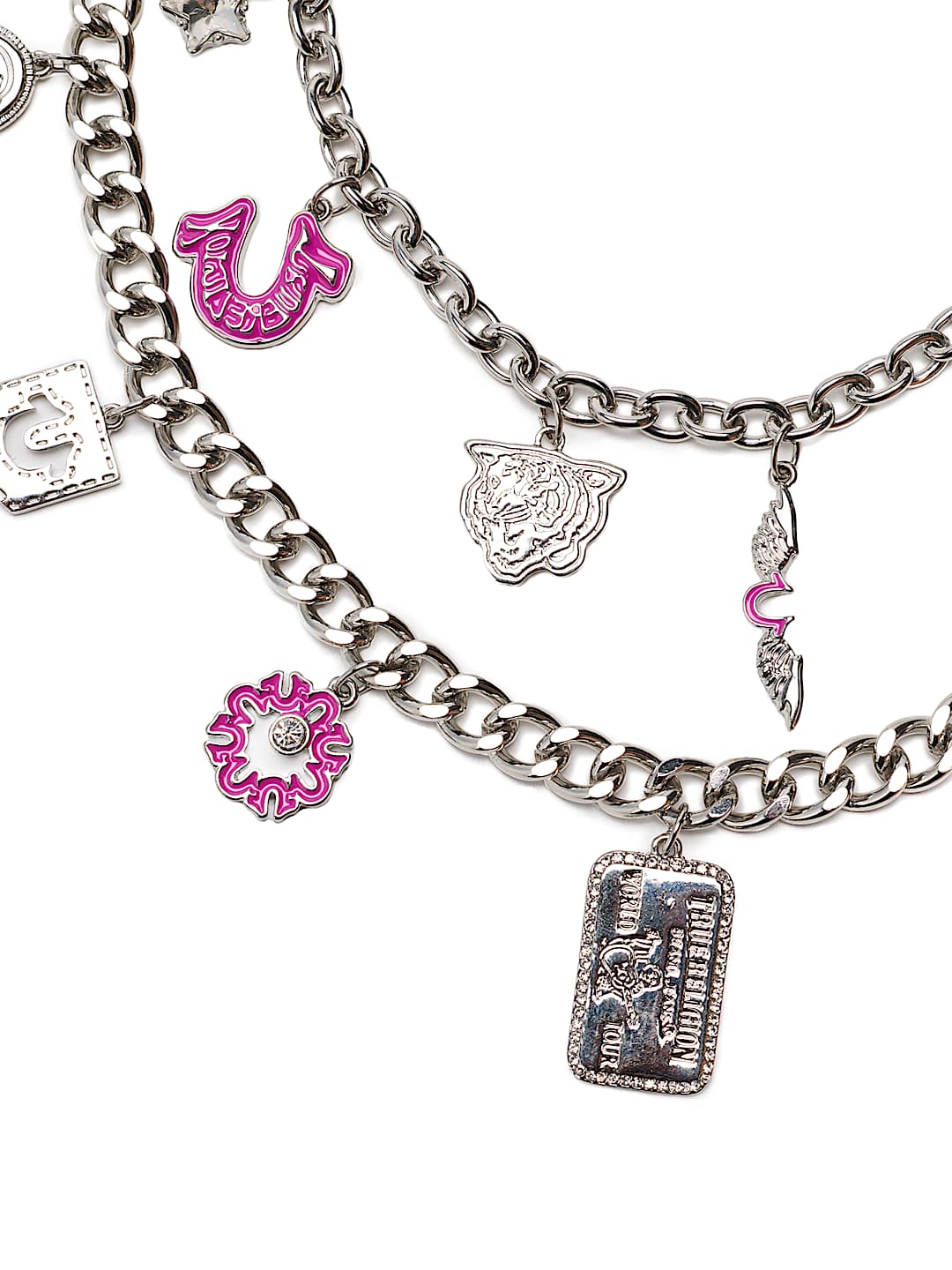 HORSESHOE CHARM LAYERED NECKLACE