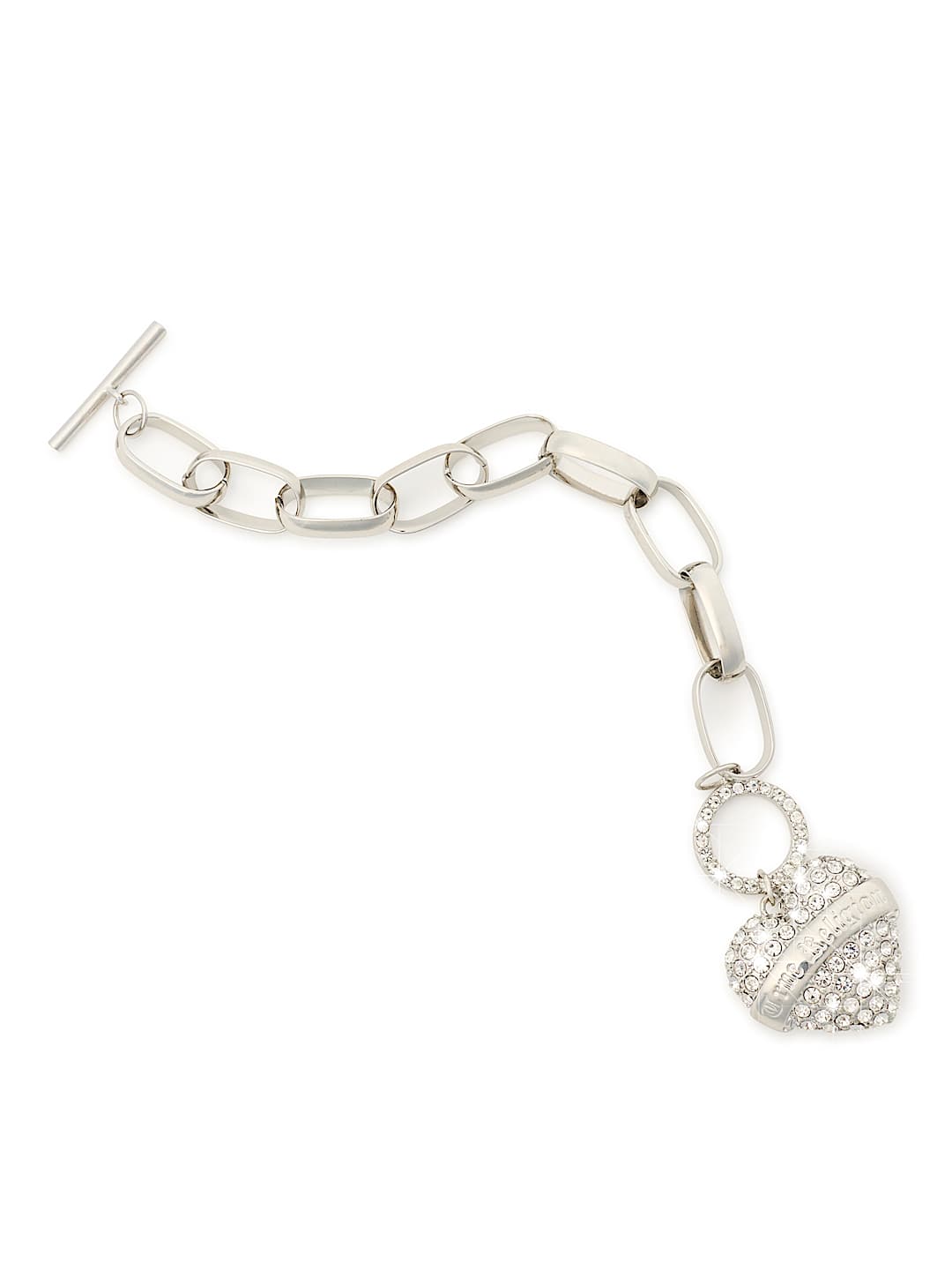 CRYSTAL TOGGLE HEART BRACELET