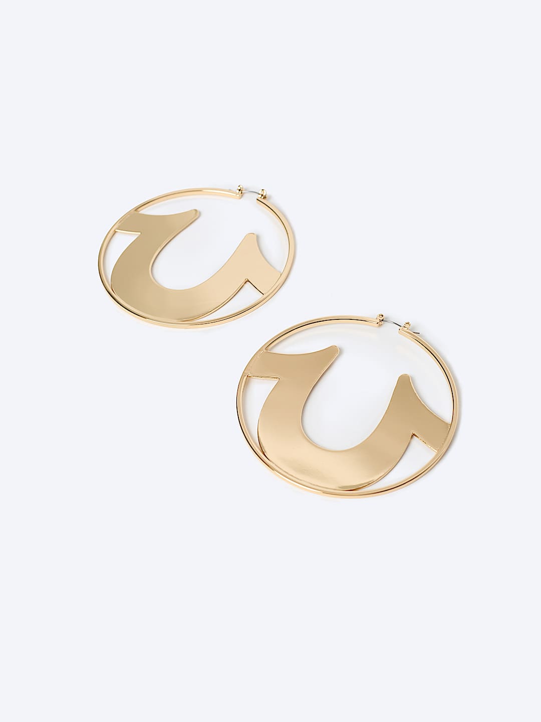 XL HORSESHOE HOOP EARRING
