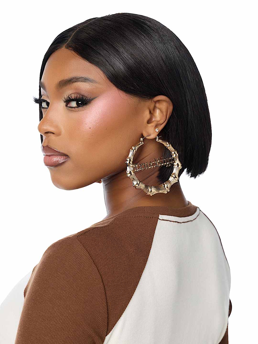 BAMBOO HOOP EARRINGS