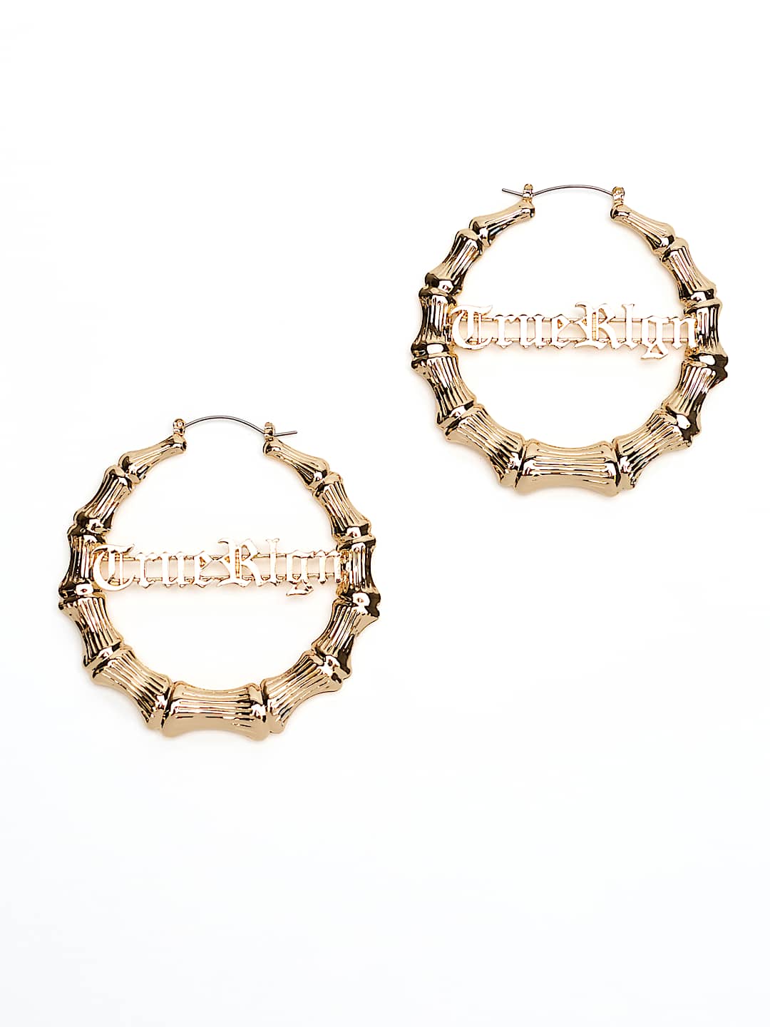 BAMBOO HOOP EARRINGS