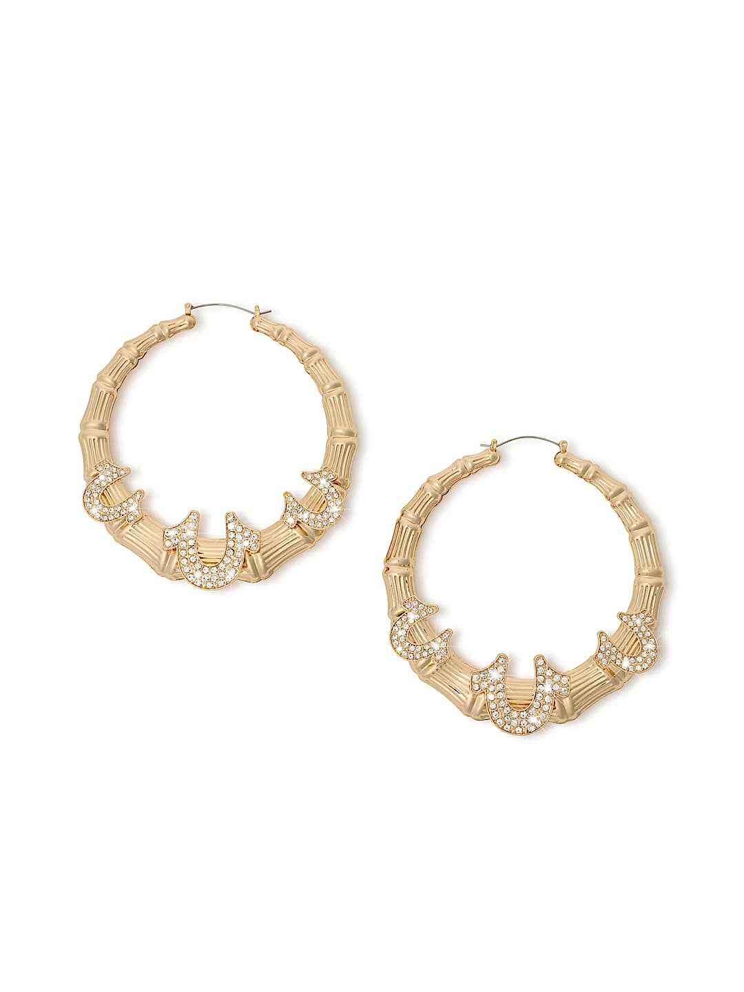 BAMBOO HORSESHOE HOOPS